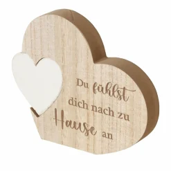 Dekoaufsteller Herz ZUHAUSE