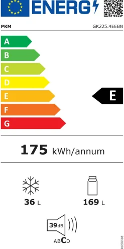 Einbau-Kühlgefrierkombination GK225.4EEBN