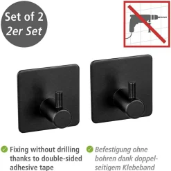 2er Set Klebehaken Ureo