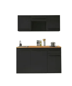 Küchenblock JAZZ SINGLE Z 160 BLACK