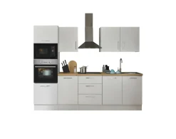 Küchenblock mit E-Geräten CORNWALL (Zeile-Backofen-Mikrowelle) I