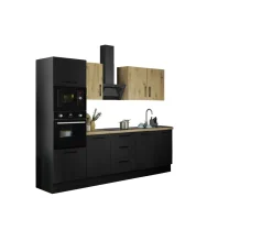 Küchenblock mit E-Geräten CORNWALL (Zeile-Backofen-Mikrowelle) VI