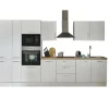 Küchenblock mit E-Geräten CORNWALL (Zeile-Backofen-Kühlschrank-Mikrowelle-Apotheker) I