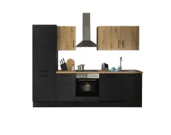 Küchenblock mit E-Geräten CORNWALL (Zeile-Geschirrspüler-Kühlschrank) III