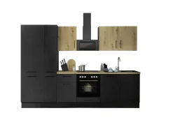 Küchenblock mit E-Geräten CORNWALL (Zeile-Kühlschrank) VI