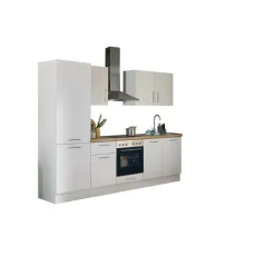 Küchenblock mit E-Geräten CORNWALL (Zeile-Kühlschrank) I