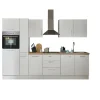 Küchenblock mit E-Geräten CORNWALL (Zeile-Backofen-Kühlschrank-Apotheker) I