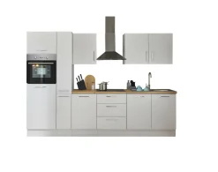 Küchenblock mit E-Geräten CORNWALL (Zeile-Backofen-Kühlschrank-Apotheker) I