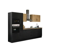 Küchenblock mit E-Geräten CORNWALL (Zeile-Backofen-Mikrowelle) IX