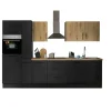 Küchenblock mit E-Geräten CORNWALL (Zeile-Backofen-Geschirrspüler-Kühlschrank-Apotheker) V