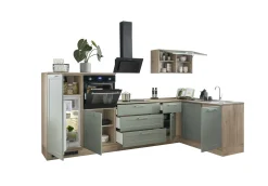 Küchenblock mit E-Geräten HASTINGS (Ecke-Geräteschrank-Herdumbau) II