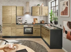 Küchenblock mit E-Geräten JAZZ 8 (Ecke-Kühlschrank-Apotheker) III