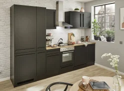 Küchenblock mit E-Geräten JAZZ 8 (Zeile-Kühlschrank-Apotheker) II