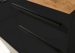 Küchenblock mit E-Geräten JAZZ SINGLE Z 160 BLACK EE