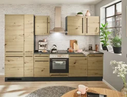 Küchenblock mit E-Geräten JAZZ 8 (Zeile-Kühlschrank-Apotheker) III