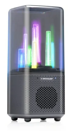 Lautsprecher mit LED Tanzstäben DUNLOP