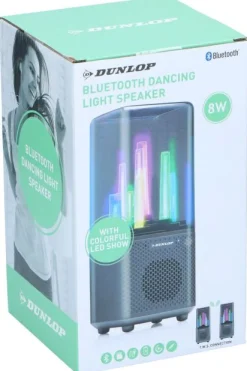 Lautsprecher mit LED Tanzstäben DUNLOP