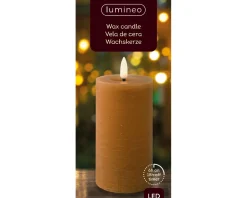 LED Echtwachskerze RUSTIK