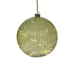 LED Glaskugel 20cm HERBST