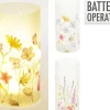 LED Windlicht Blumenwiese DEKO