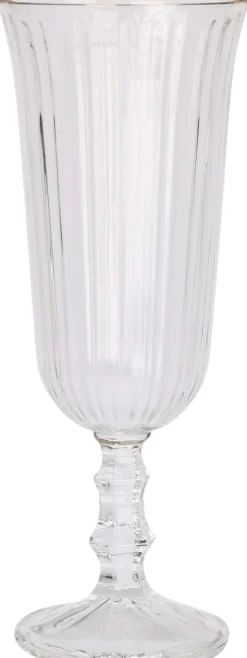 Sektglas mit Goldrand EH