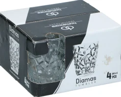 Trinkgläser 4er Set DIAMAS