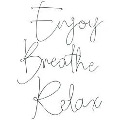 Wandobjekt Schrift ENJOY
